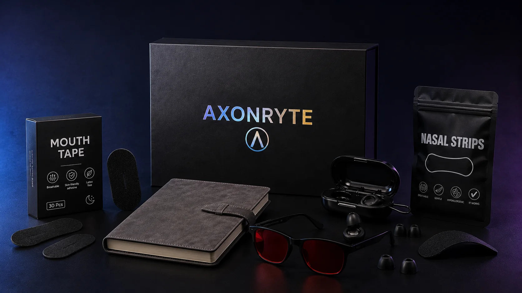 The AXONRYTE Full Night Kit, unboxed